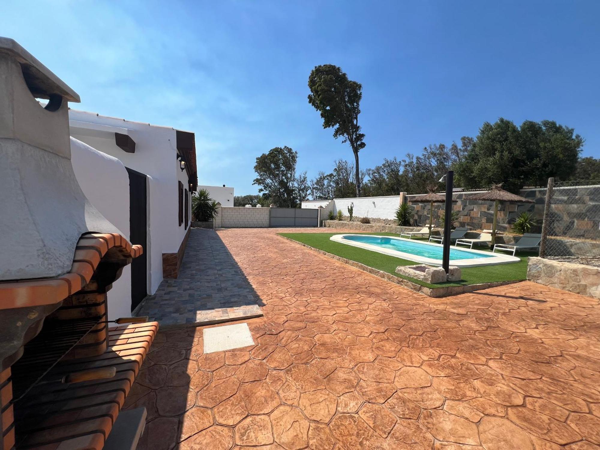 Bambu - Casa Rural En Vejer Con Piscina Privada مْبيخير ذي لا فرونتيرا المظهر الخارجي الصورة